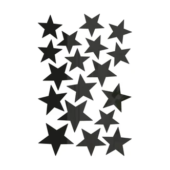 3D muurdecoratie ster set | acryl decoratie 