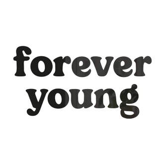 Wanddecoratie Forever Young 