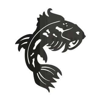 Wanddecoratie Japanse Koi 