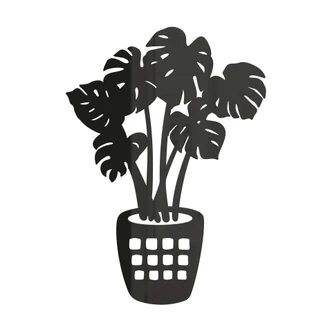 Wanddecoratie Monstera Plant 
