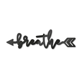 Acryldecoratie - Breathe Arrow 
