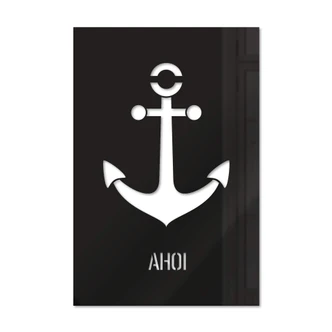 Dekobild Acrylglas - Ahoi mit Anker Dekobild Acrylglas - Ahoi mit Anker