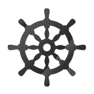 Acryldeko Steuerrad Acryldeko Steuerrad