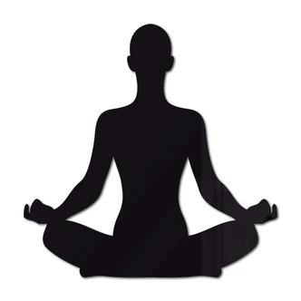 Wanddecoratie Plexiglas Yoga 01 