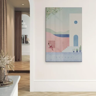 Stampa su vetro acrilico Rivers - Grecia 