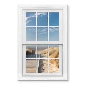 Tableau sur verre acrylique Au bord de la mer Baltique 