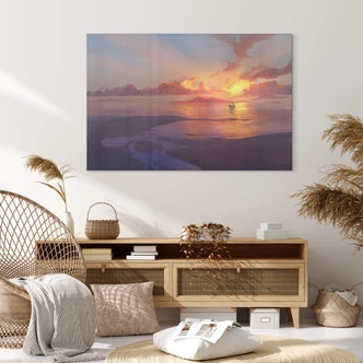 Acrylic print aerroscape - Sunset at the sea Acrylic print aerroscape - Sunset at the sea