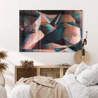 Tableau sur verre acrylique Akkers - Hommage à Tamara de Lempicka 