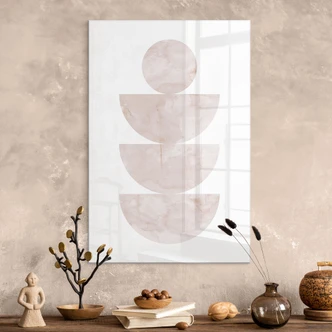 Acrylglasbild Geometrisches Gleichgewicht - Abstrakte Komposition - Costa 