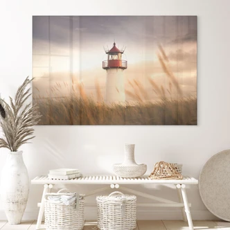 Tableau en verre acrylique Phare sur la côte de Sylt - Eisenmann 
