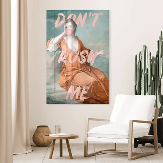 Acrylglasbild Herzogin Sarah Churchill: Don't rush me - Grace Digital Art 