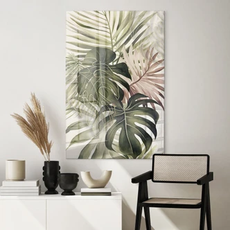 Acrylglasbild Tropische Blätter Boho - Haase 