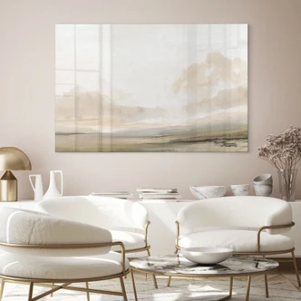 Tableau sur verre acrylique Nuages dans le ciel - Hobday 