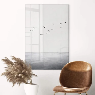 Akrylbillede Kubistika - Open Lake Akrylbillede Kubistika - Open Lake