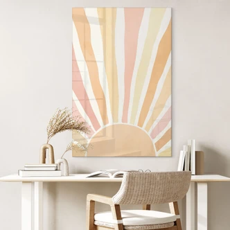 Acrylic Print Boho sunbeams - Manovski 