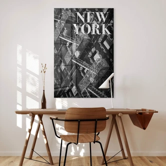 Tableau sur verre acrylique Martin - Escalier de secours à New York 