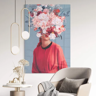 Acrylic Print Moth - Flower Lady 
