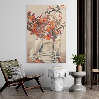 Acrylic Print Moth - Flower Man 