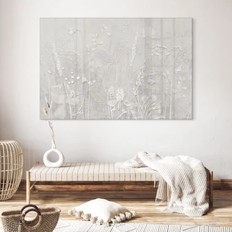 Acrylglas schilderij Planten in wit in modern ontwerp - Ms Tiff 