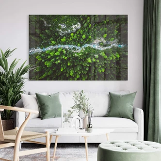 Tableau sur verre acrylique Murko - Mère Nature 