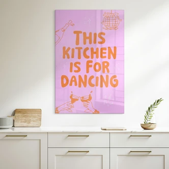 Acrylglasbild This kitchen is for dancing - Ohkimiko Acrylglasbild This kitchen is for dancing - Ohkimiko