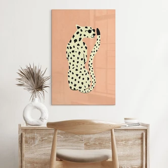 Acrylic print Elegant cheetah with sunglasses - Oltmanns 