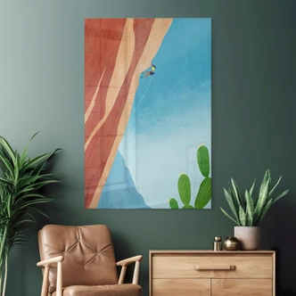 Acrylglasbild Klettern am Grand Canyon - Rivers 