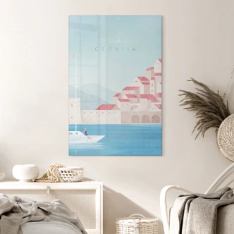 Stampa su vetro acrilico Vacanza in Croazia - Rivers 