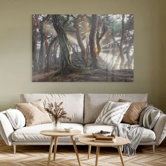 Tableau en verre acrylique Pinède sacrée - Ryu 