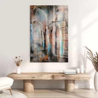 Tableau en verre acrylique Vol à travers les arcades - Schmucker 