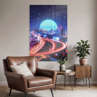 Acrylglasbild Cyber City Bangkok - Takkar 