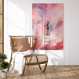 Acrylglasbild Surreal - Wolkenmaler - Taudalpoi 