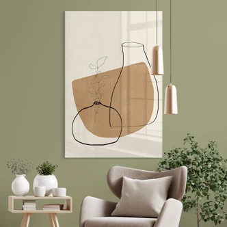 Acrylic print The Miuus Studio - Abstract Vases 