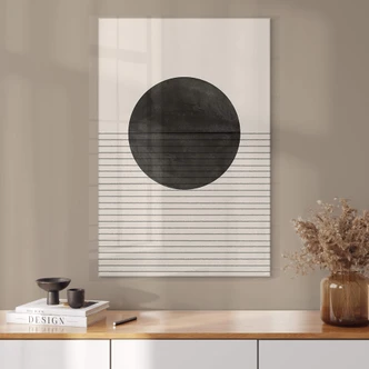 Acrylic print The Miuus Studio - Circle and lines 