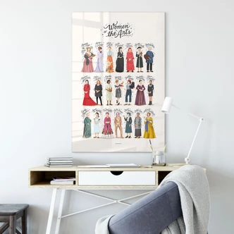 Acrylic Print Famous women in art - Tohmé 