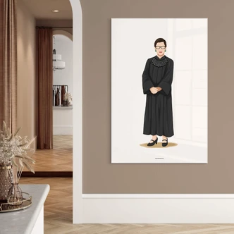 Acrylic print Tohmé - Ruth Bader Ginsburg 