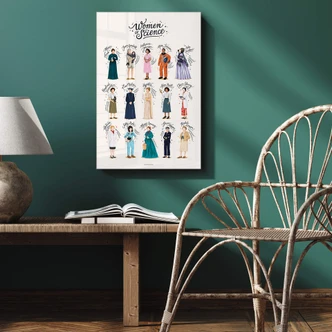 Acrylic print Tohmé - Women of Science 