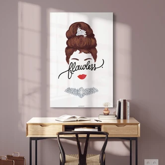 Acrylglasbild Tohmé - Flawless Audrey 