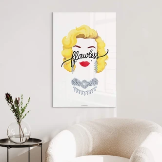 Acrylic print Tohmé - Flawless Marilyn 