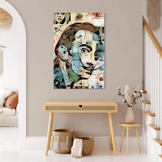 Tableau sur verre acrylique Zamart - Hommage à Miro - Le regard 