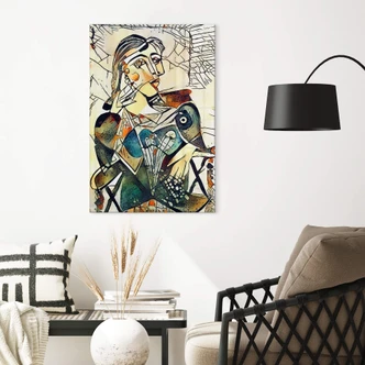 Tableau sur verre acrylique Zamart - Hommage à Picasso - Dora 