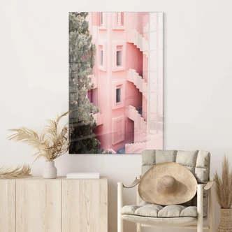 Acrylglasbild Zwart - Mediterrane Architektur 