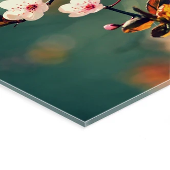 Tableau en verre acrylique - Eveil du printemps 