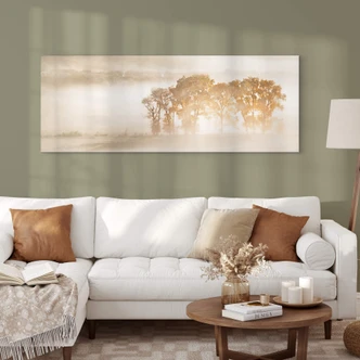 Tableau en verre acrylique Fan - tempête de sable dans les Rocheuses 