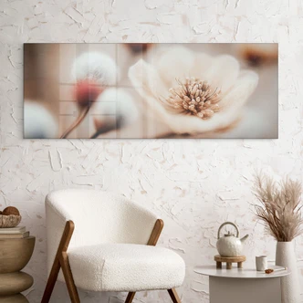 Acrylglas Boho Blossom Soft Beige - Treechild - Panorama 