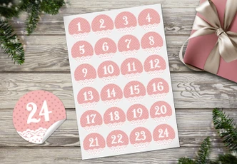Adventskalender Set - Shabby 