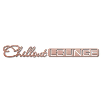 Deco letters Alu-Dibond koper - Chillout Lounge Deco letters Alu-Dibond koper - Chillout Lounge