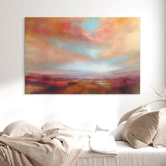 Tableaux Champs lumineux au soleil - Schmucker - Alu-Dibond 