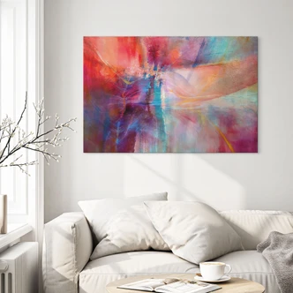 Tableaux Douce brume de couleur en mouvement - Schmucker - Alu-Dibond 