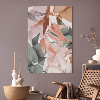 Wandbild Bunte Eukalyptusblätter - Sisi & Seb - Alu-Dibond 